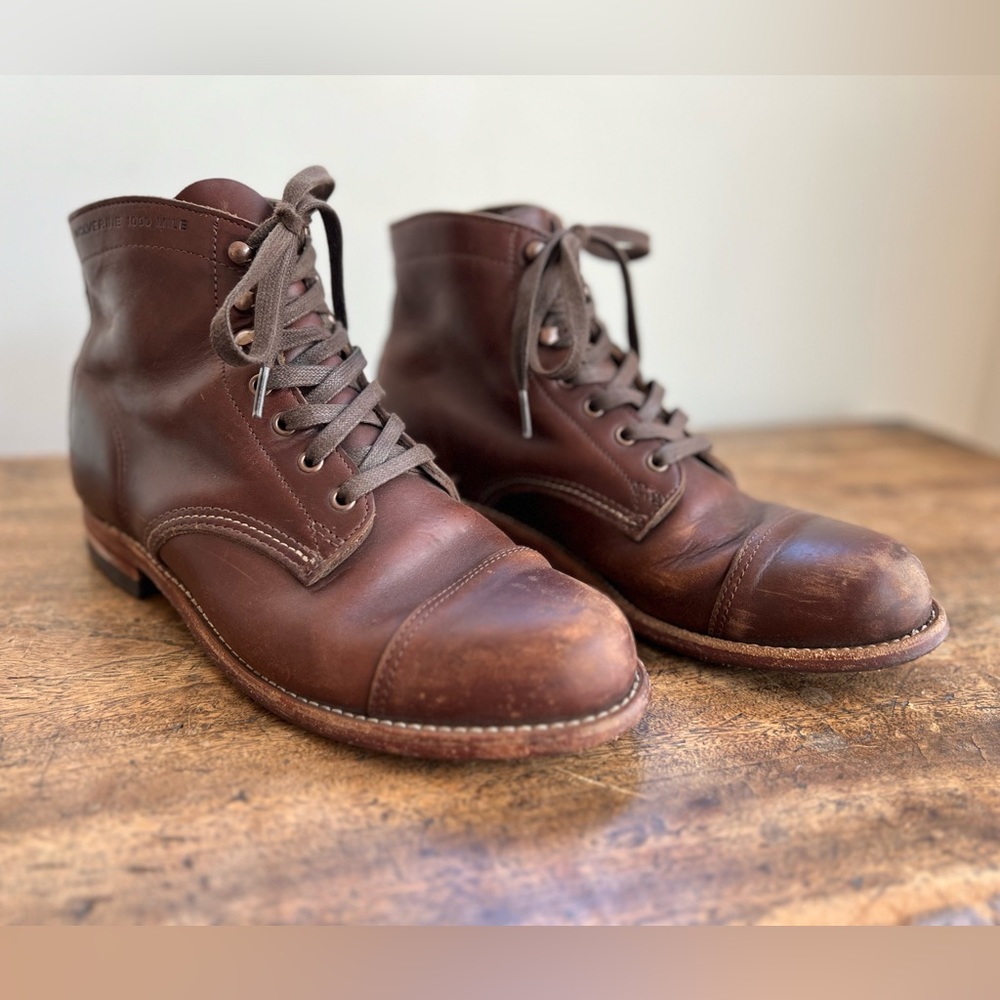 Wolverine 1000 Mile Boots size 8.5